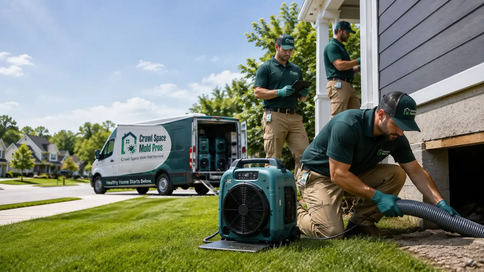 Crawl Space Mold Removal in Caledonia, NY
